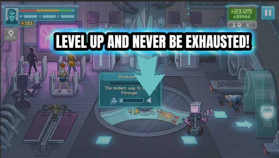 Punch Club 2: Fast Forward — Endless Gym (screenshot 2)